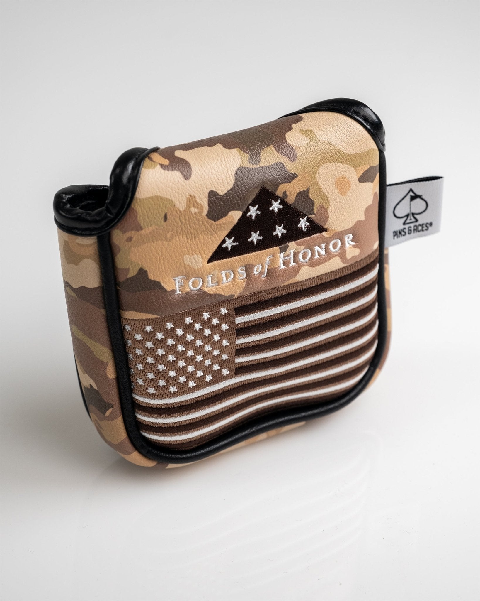 Folds of Honor 2.0 - Mallet Putter Cover - Black Girl Golf