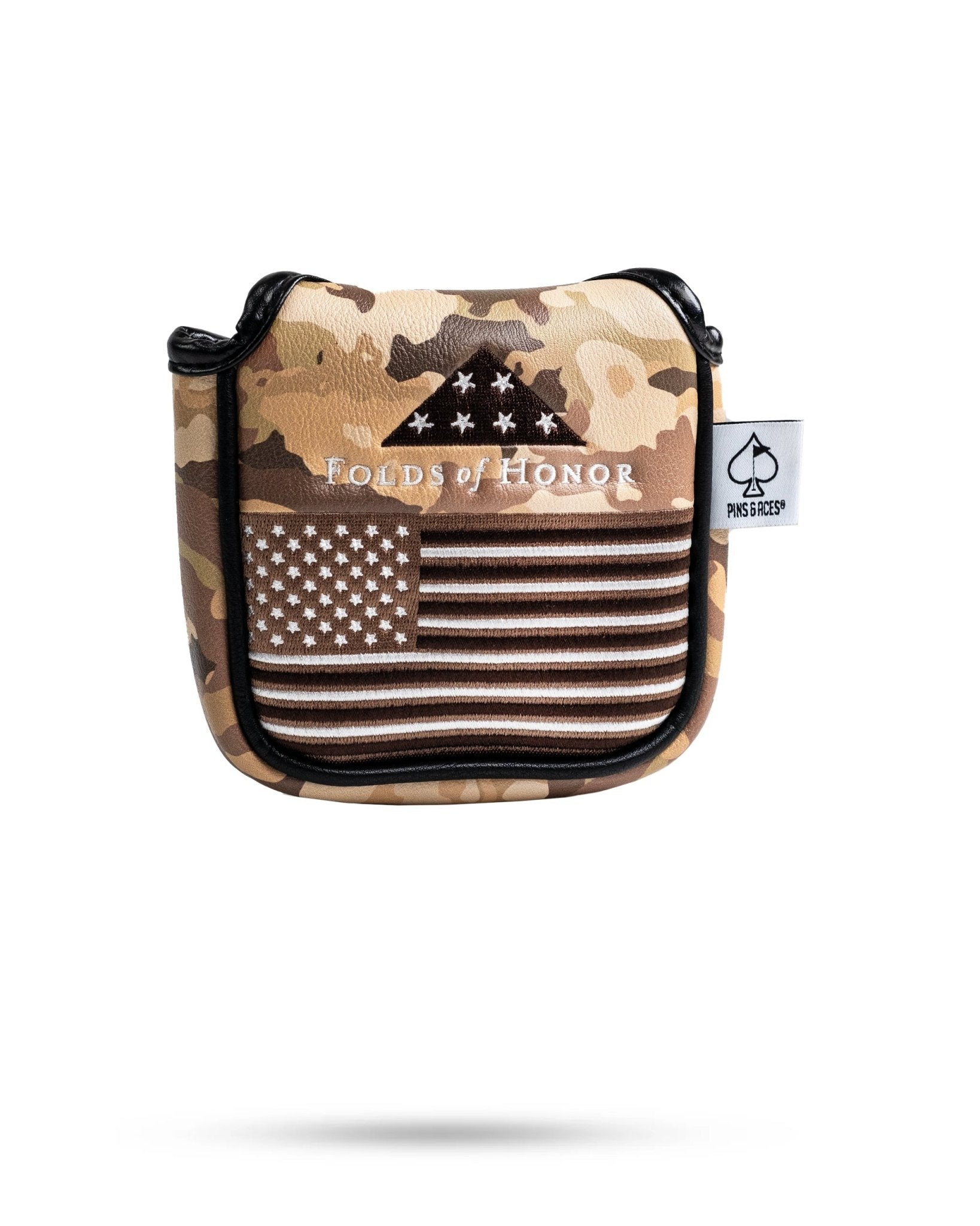 Folds of Honor 2.0 - Mallet Putter Cover - Black Girl Golf