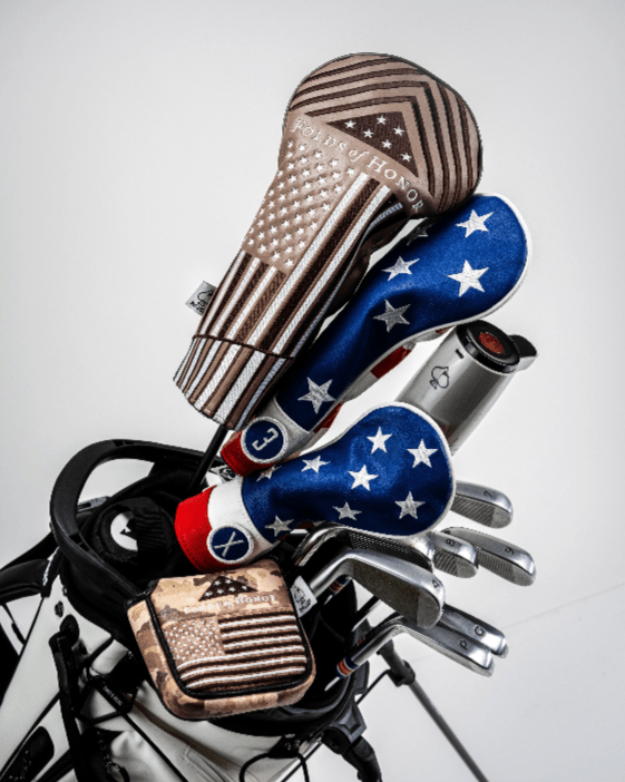 Folds of Honor 2.0 - Mallet Putter Cover - Black Girl Golf