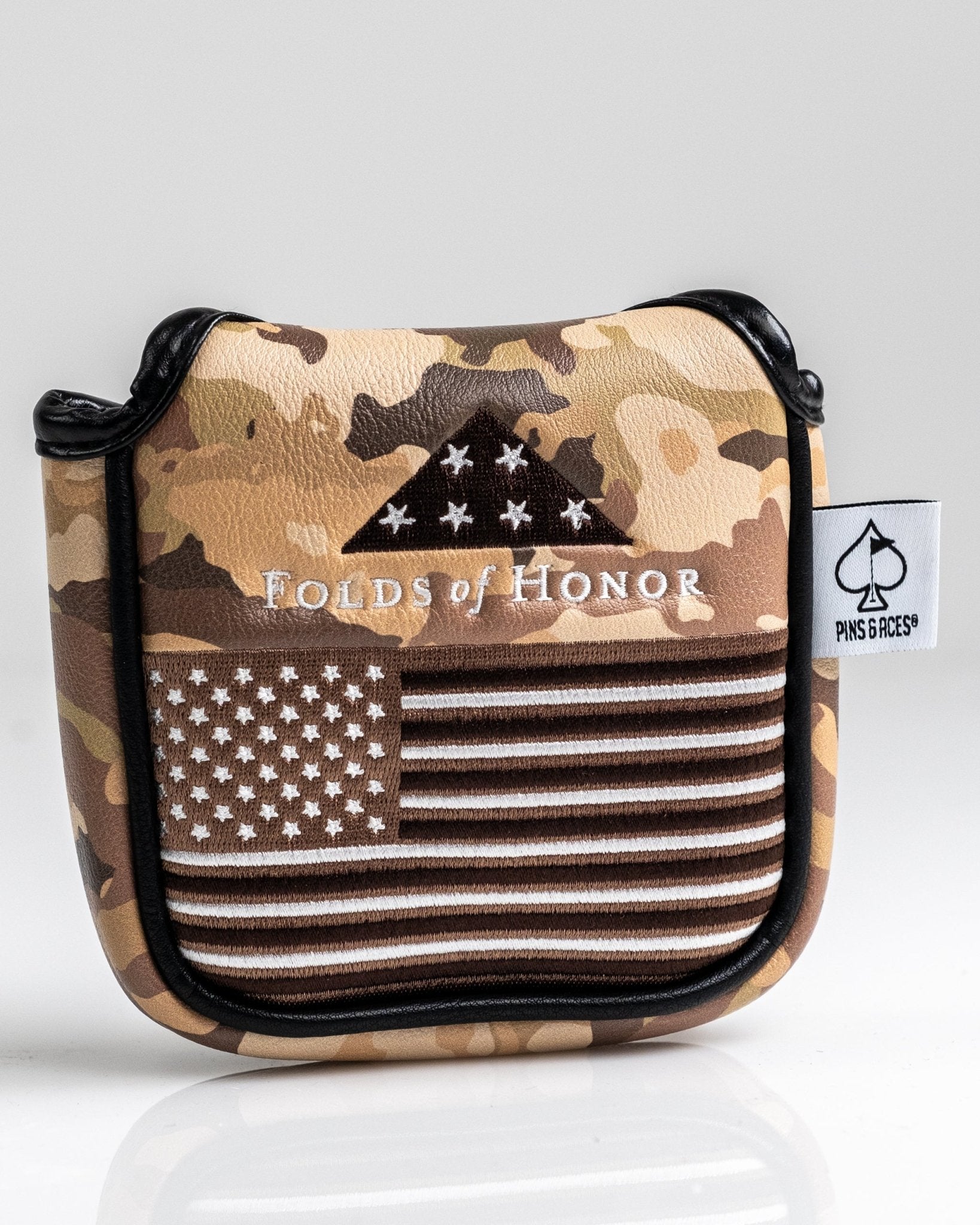 Folds of Honor 2.0 - Mallet Putter Cover - Black Girl Golf