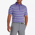 FootJoy Multi Pinstripe Lisle Polo - Black Girl Golf
