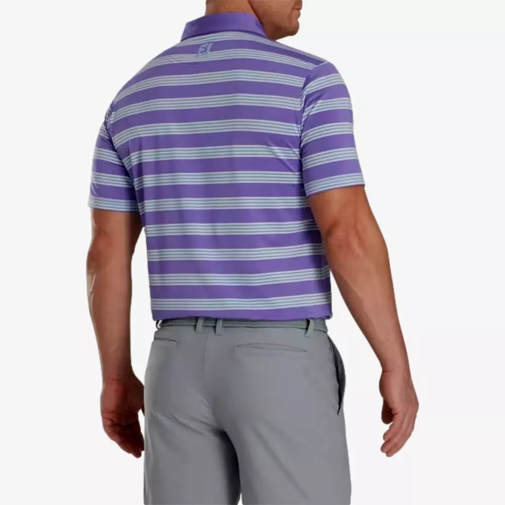 FootJoy Multi Pinstripe Lisle Polo - Black Girl Golf