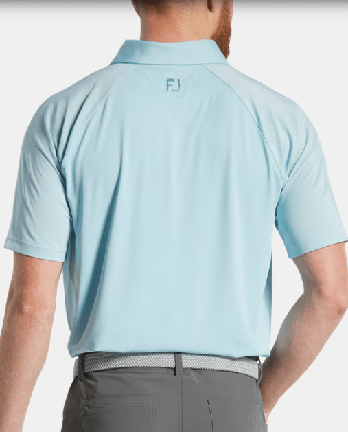 FootJoy Texture Mix Solid Golf Polo - Black Girl Golf