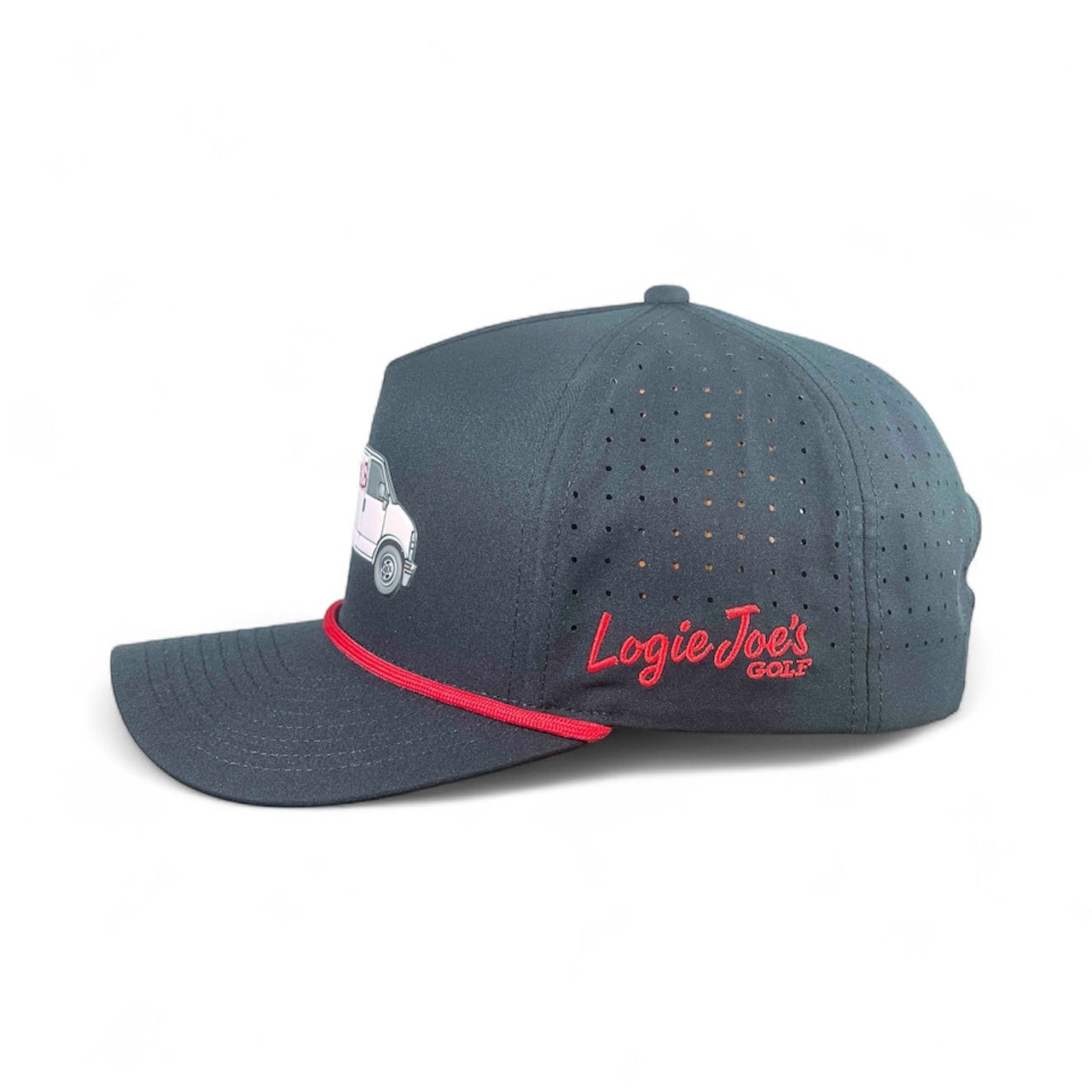 Free Golf Balls Van Golf Hat | Snapback Cap | Built - in Magnetic Ball Marker Holder + Marker Included | Free Golf Balls Van | Adjustable Black - Black Girl Golf