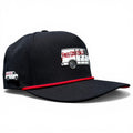Free Golf Balls Van Golf Hat | Snapback Cap | Built - in Magnetic Ball Marker Holder + Marker Included | Free Golf Balls Van | Adjustable Black - Black Girl Golf