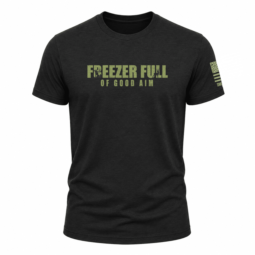 "Freezer Full Of Good Aim" Tee - Black Girl Golf