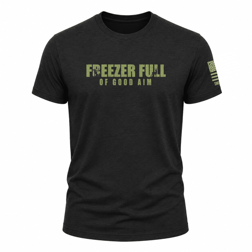 "Freezer Full Of Good Aim" Tee - Black Girl Golf