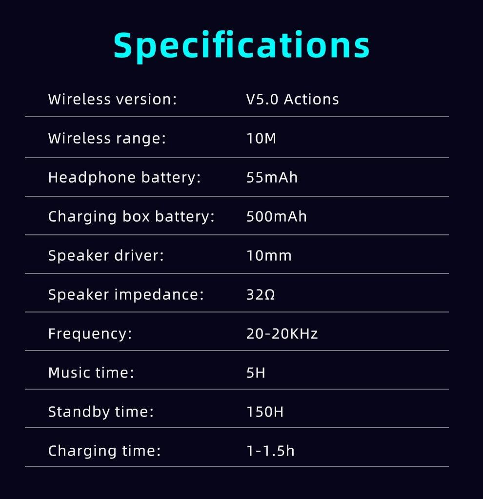 Gaming Headsets Wireless Earphones Low Latency Bluetooth Headphone Sports Noise Cancelling Earbuds With Mic Sports Headphones Wireless Bluetooth Headphones With Microphone 5H Playtime Wireless Running Earbuds - Black Girl Golf