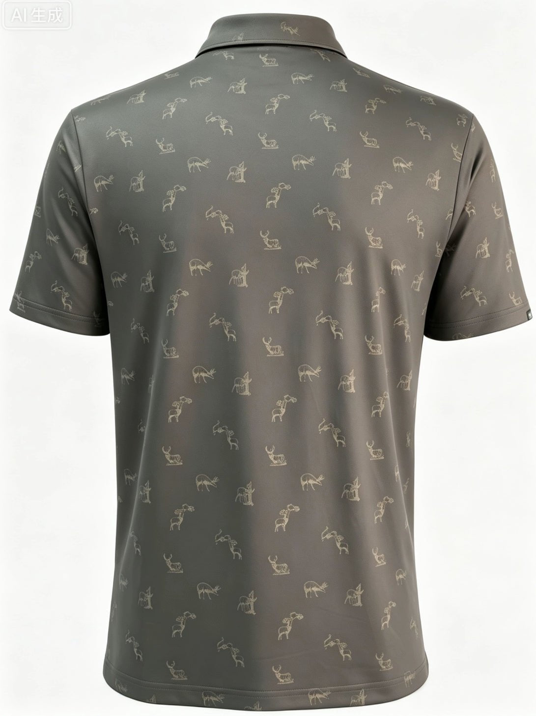 "Get Bucked" Golf Polo - Brown - Black Girl Golf