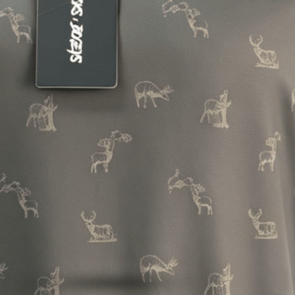 "Get Bucked" Golf Polo - Brown - Black Girl Golf