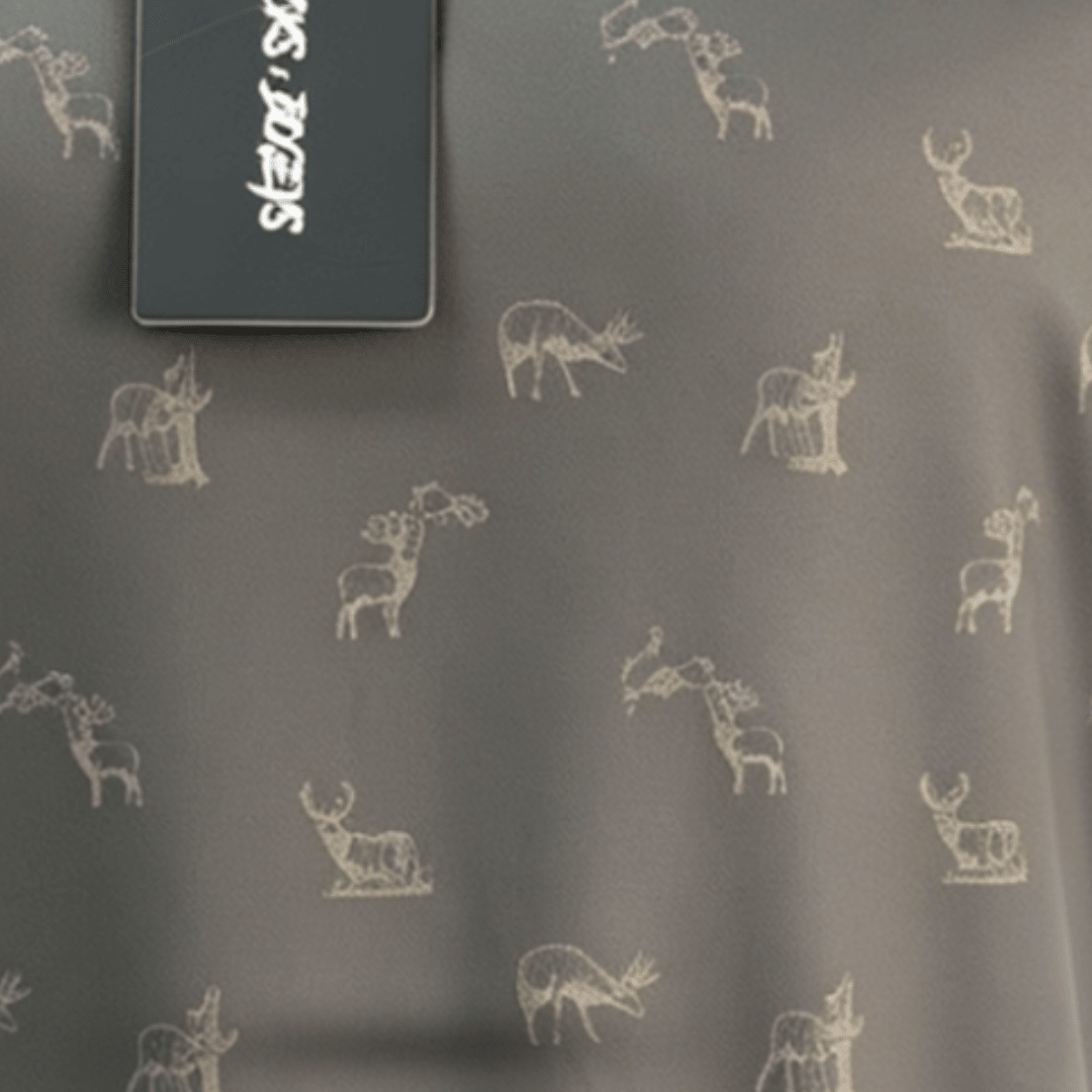 "Get Bucked" Golf Polo - Brown - Black Girl Golf