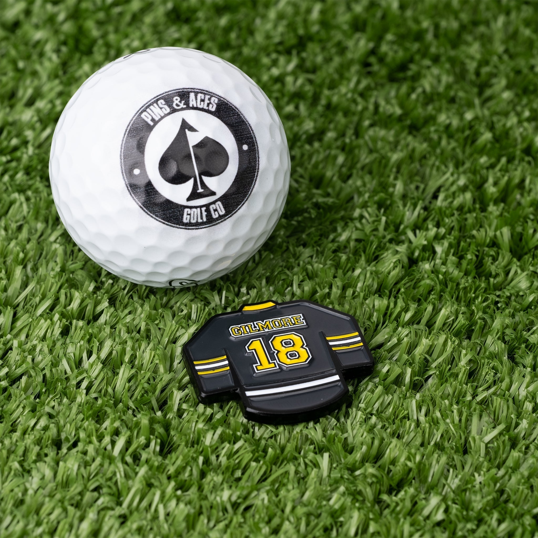 Gilmore Jersey Ball Marker - Black Girl Golf