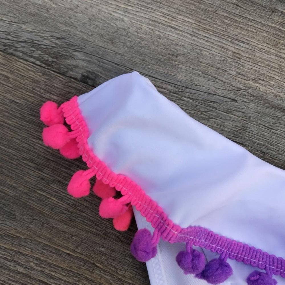Girls Split Swimsuits Cute Shoulder Swimsuit Toddler Baby Girls 2 Piece Swimsuit Kids Bathing Beach Sun Suit Children Swimwear Bikini Set Girl Swimming Clothes Kids Bathing Suit Beachwear For Summer - Black Girl Golf