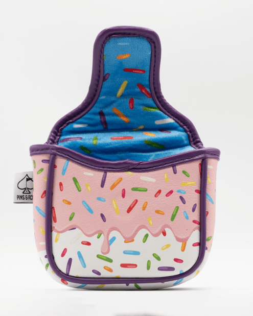 Glazed and Confused - Mallet Putter Cover - Black Girl Golf