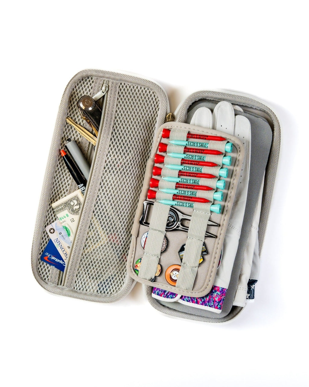Glove & Accessory Caddie - Gray - Black Girl Golf