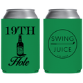 Golf 19th Hole Koozie Green O/S - Black Girl Golf