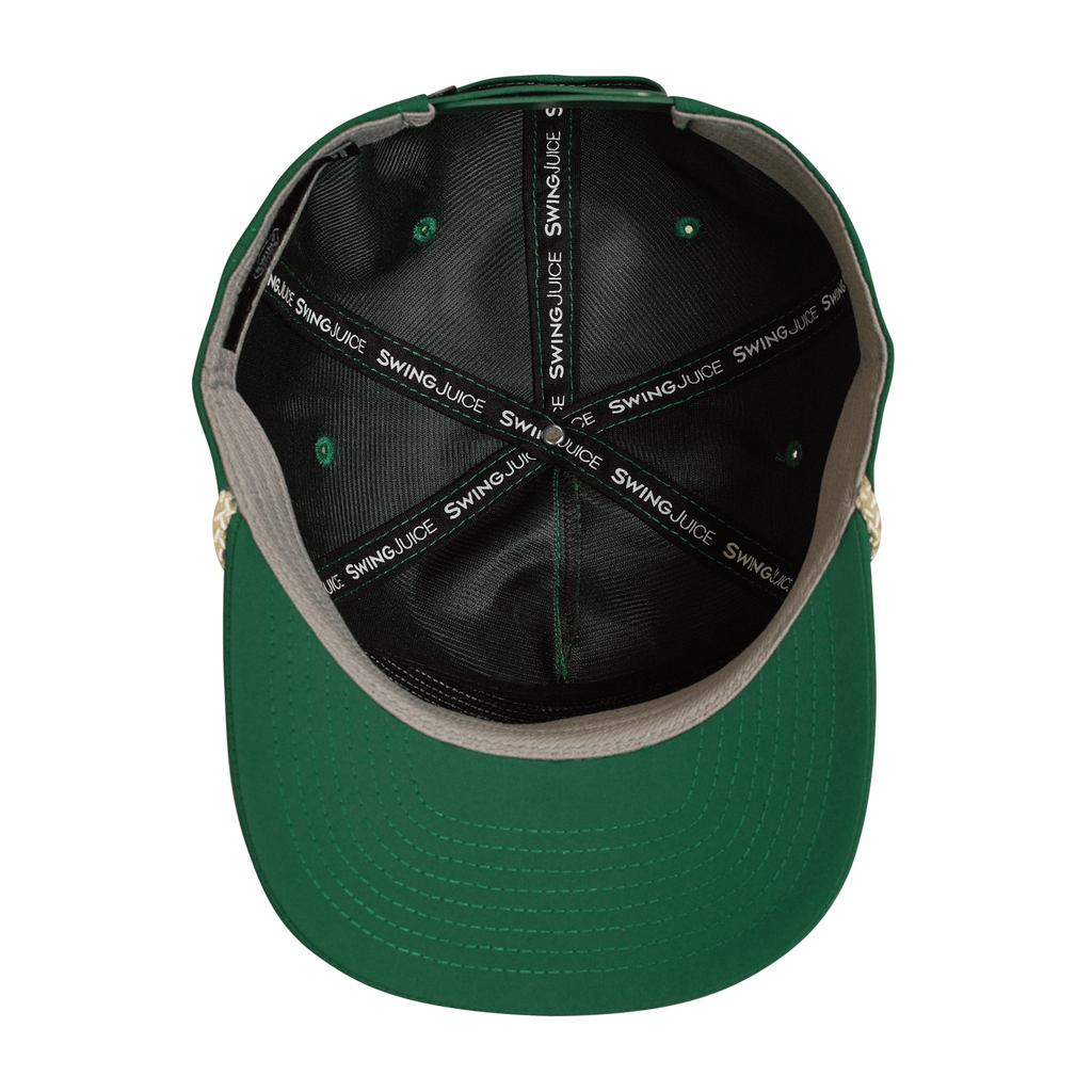 Golf Accoutrements Unisex Rope Hat Forest O/S - Black Girl Golf