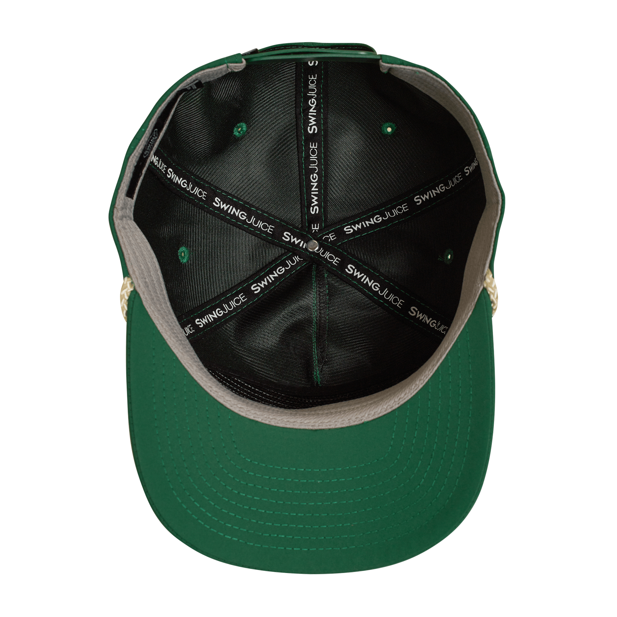 Golf Accoutrements Unisex Rope Hat Forest O/S - Black Girl Golf