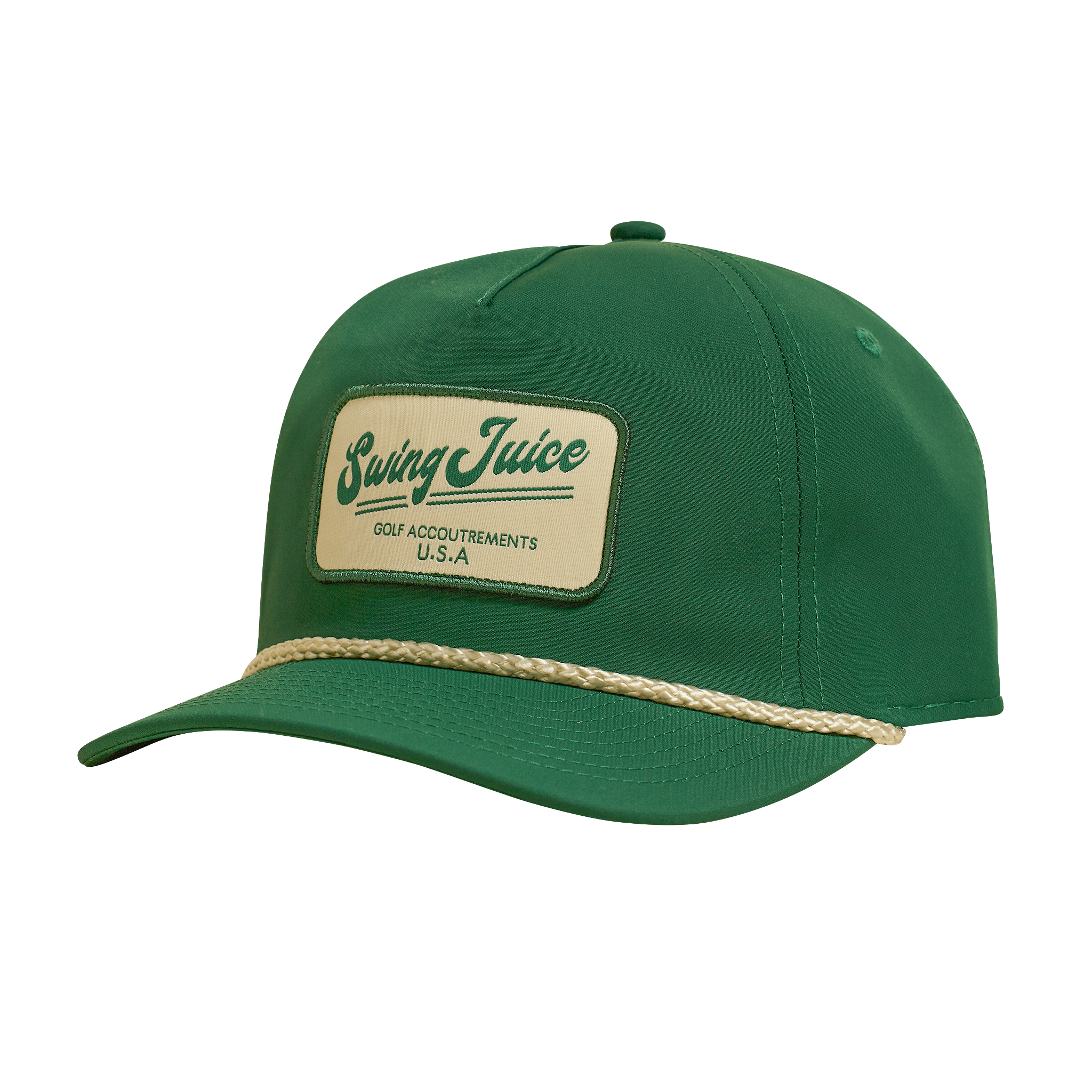 Golf Accoutrements Unisex Rope Hat Forest O/S - Black Girl Golf
