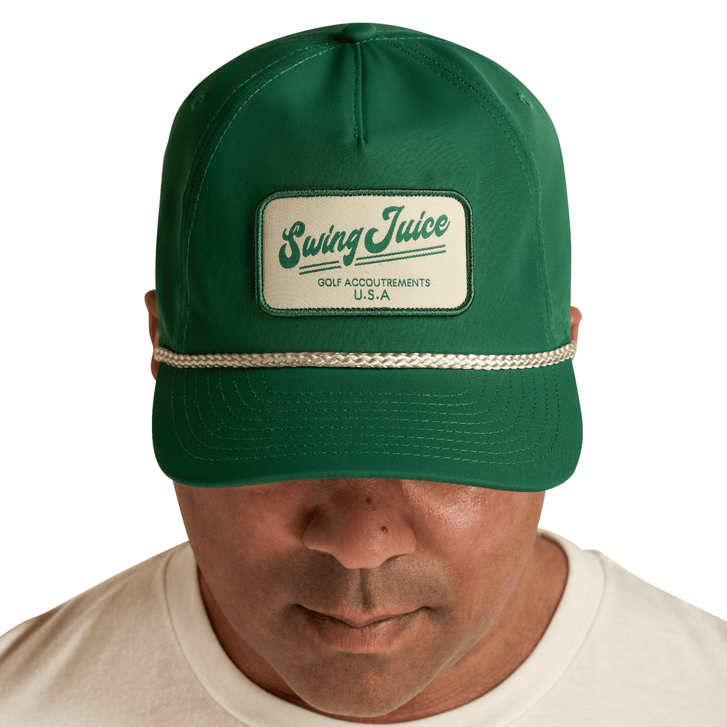 Golf Accoutrements Unisex Rope Hat Forest O/S - Black Girl Golf