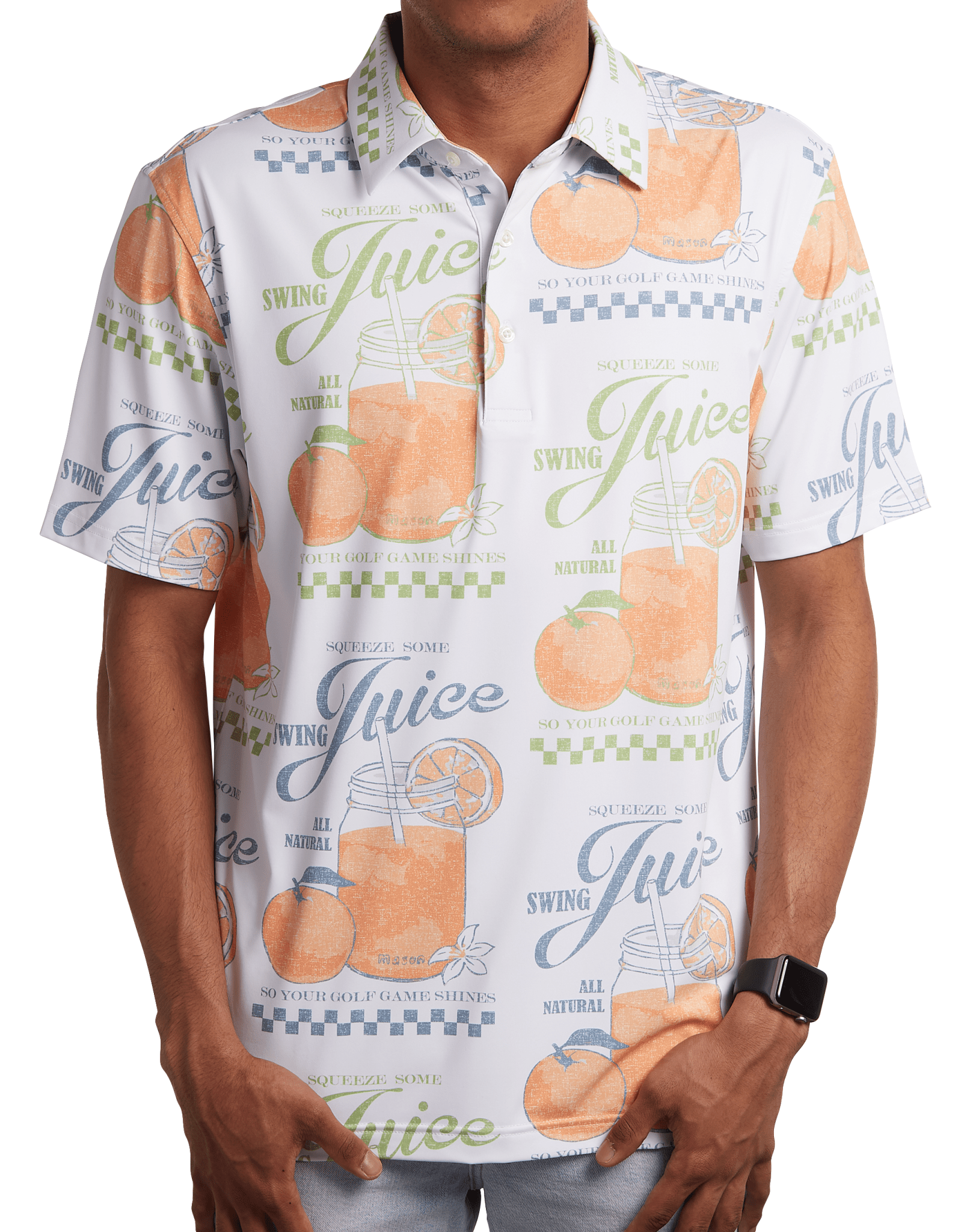 Golf All Natural Men's Polo - Black Girl Golf