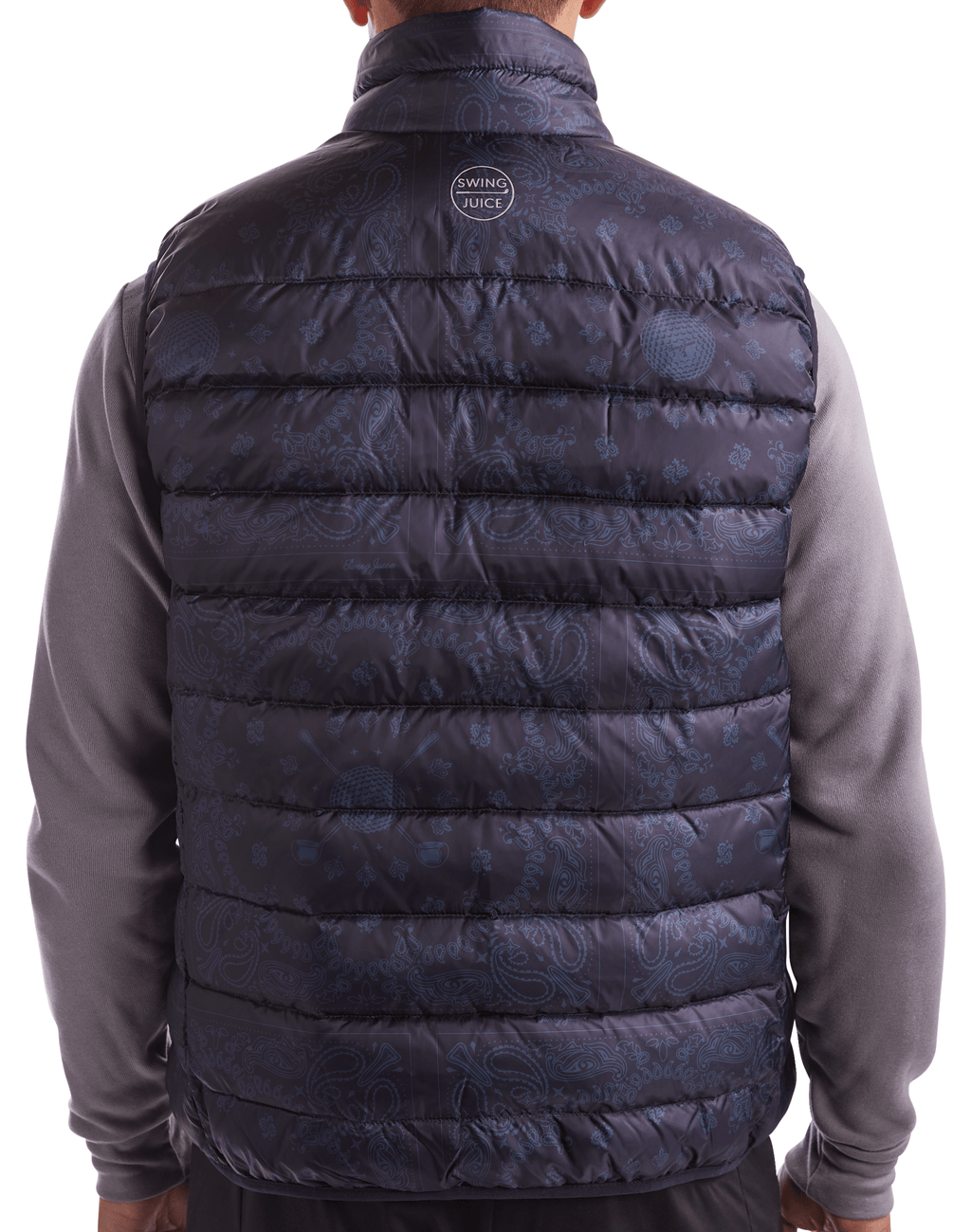 Golf Bandana Unisex Packable Puffer Vest - Black Girl Golf