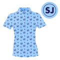 Golf Circle SJ Women's Polo - Final Sale - Black Girl Golf