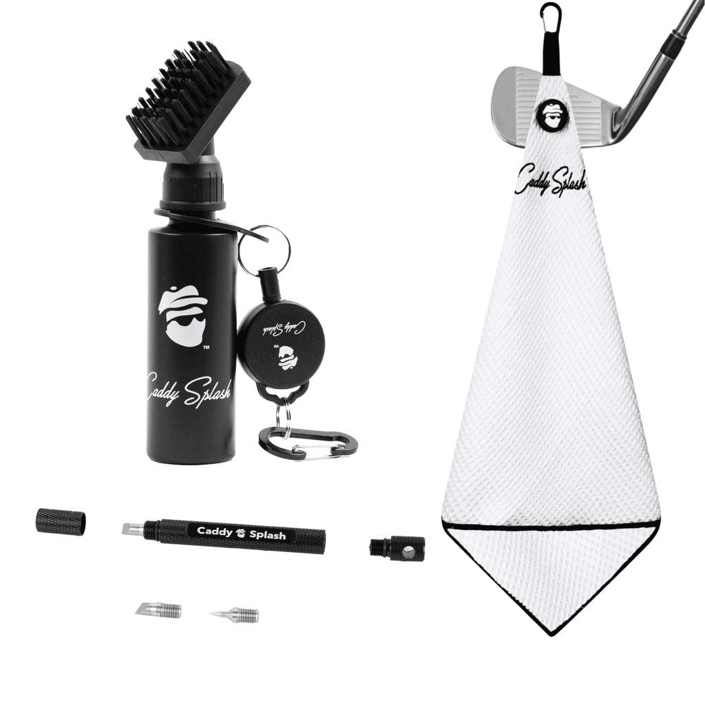 Golf Club Care Kit - Complete Cleaning Set for Golf Clubs - Black Girl Golf