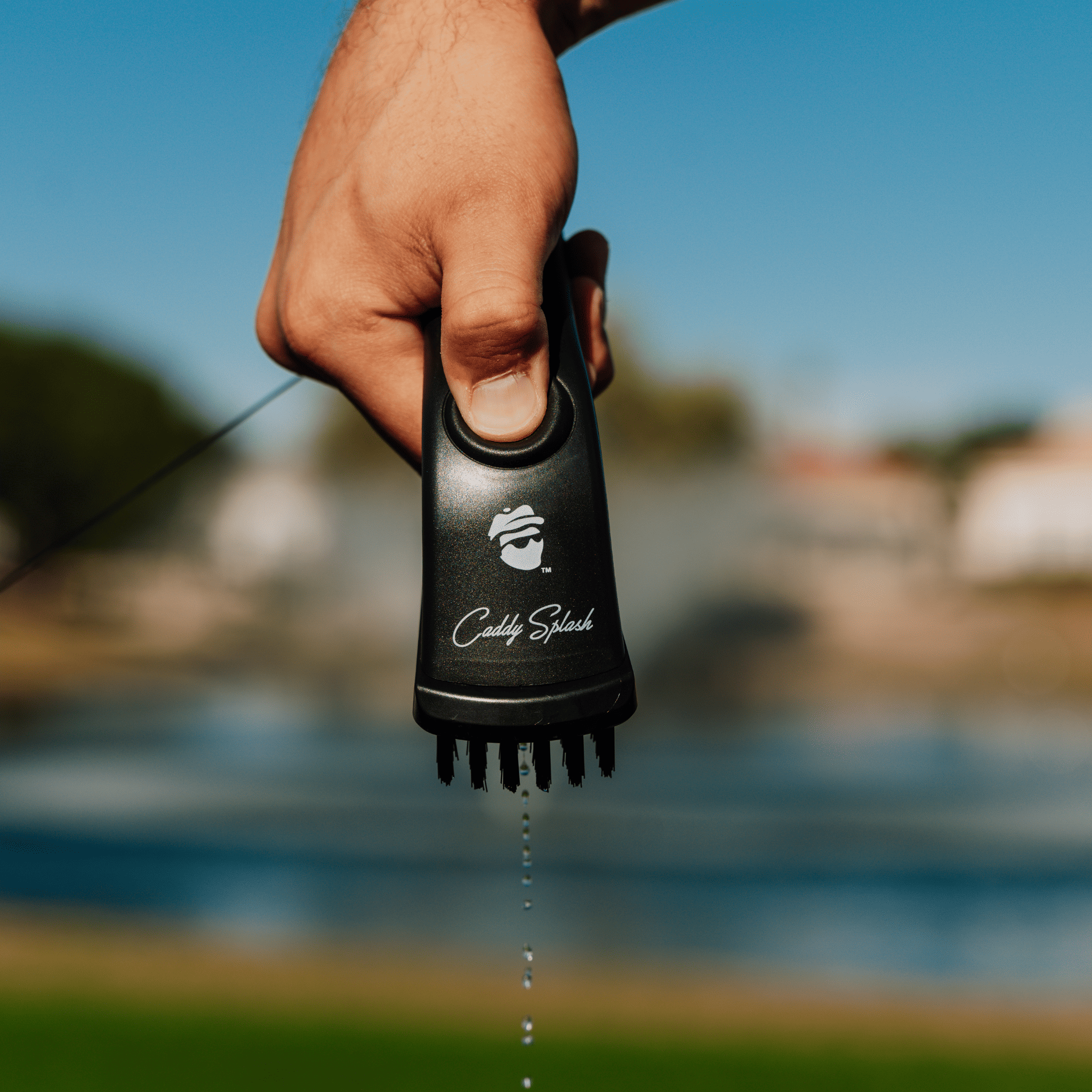 Golf Club Water Brush Pro Cleaner - Black - Black Girl Golf