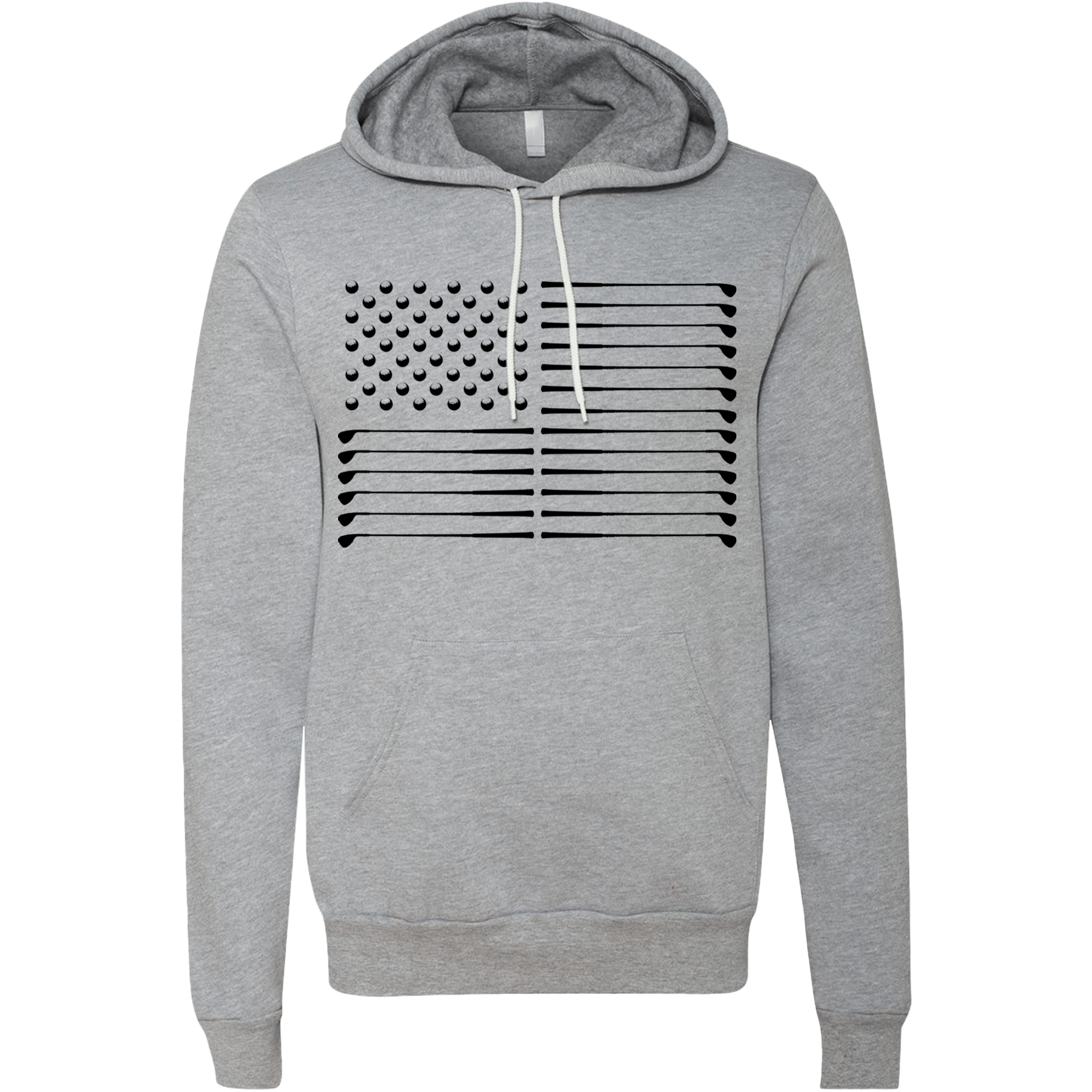 Golf Flag Unisex Hoodie - Black Girl Golf