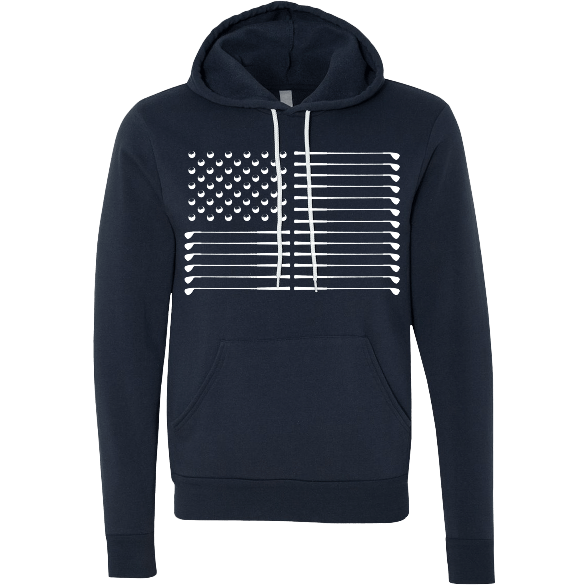 Golf Flag Unisex Hoodie - Black Girl Golf