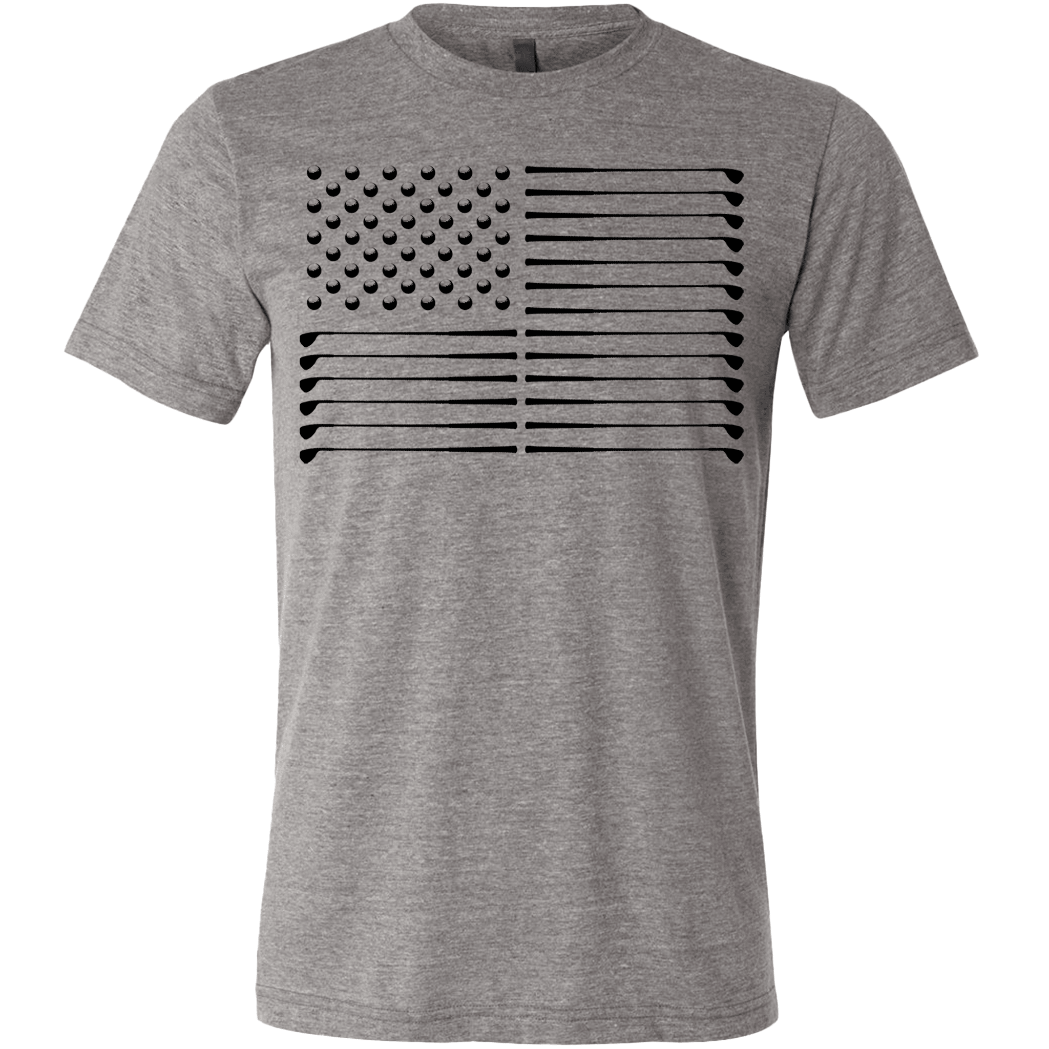 Golf Flag Unisex T-Shirt - Black Girl Golf