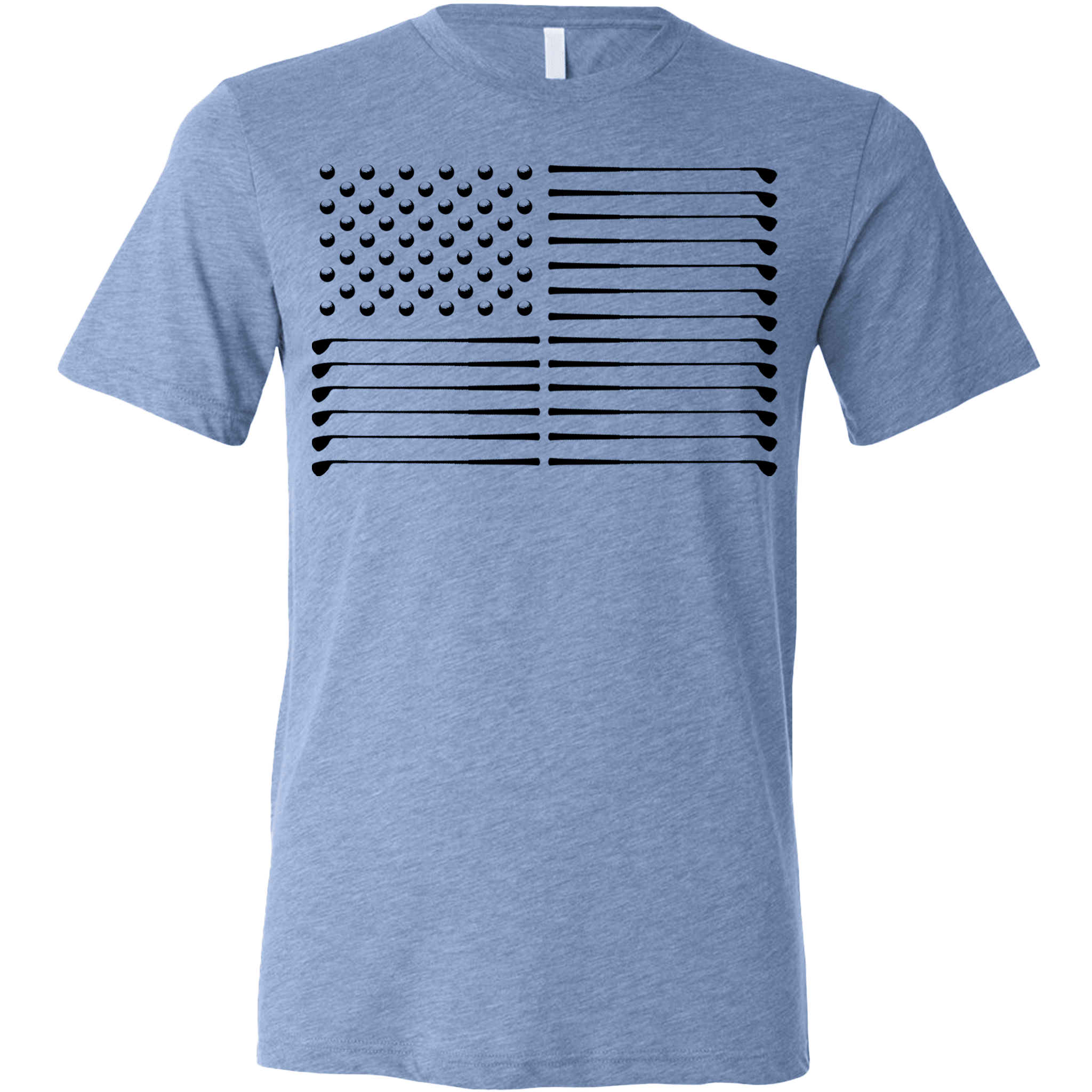 Golf Flag Unisex T-Shirt - Black Girl Golf