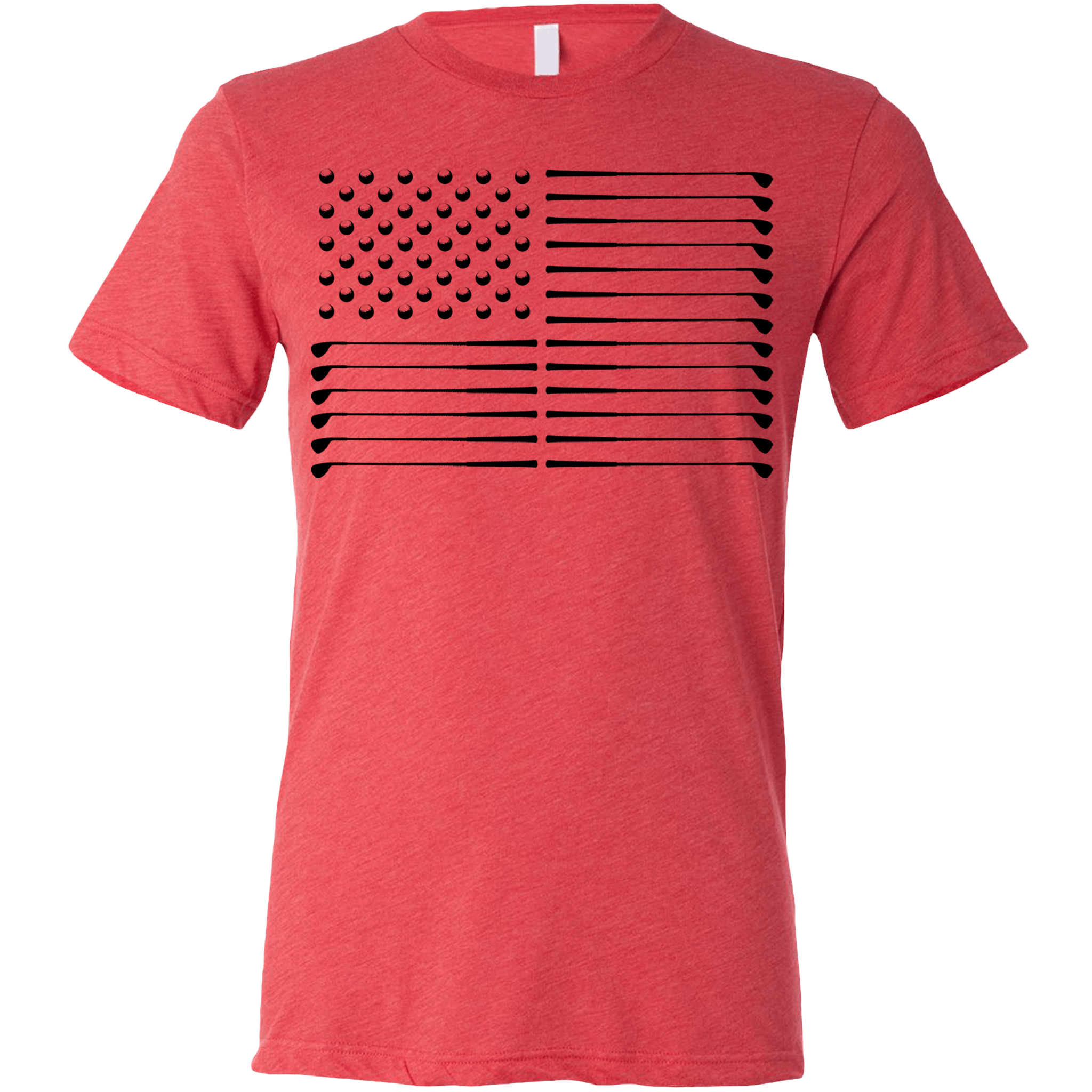 Golf Flag Unisex T-Shirt - Black Girl Golf