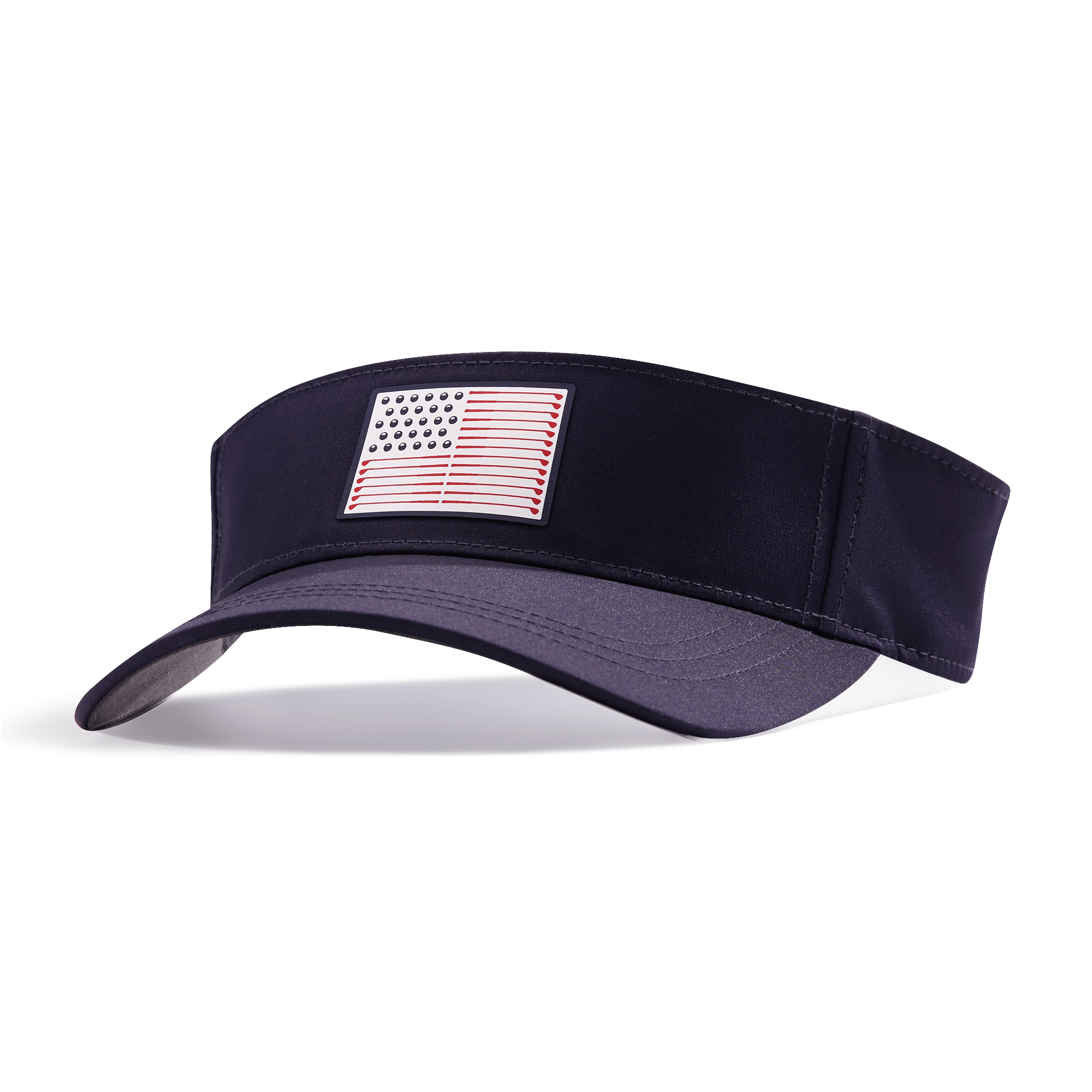 Golf Flag Visor Navy O/S - Black Girl Golf