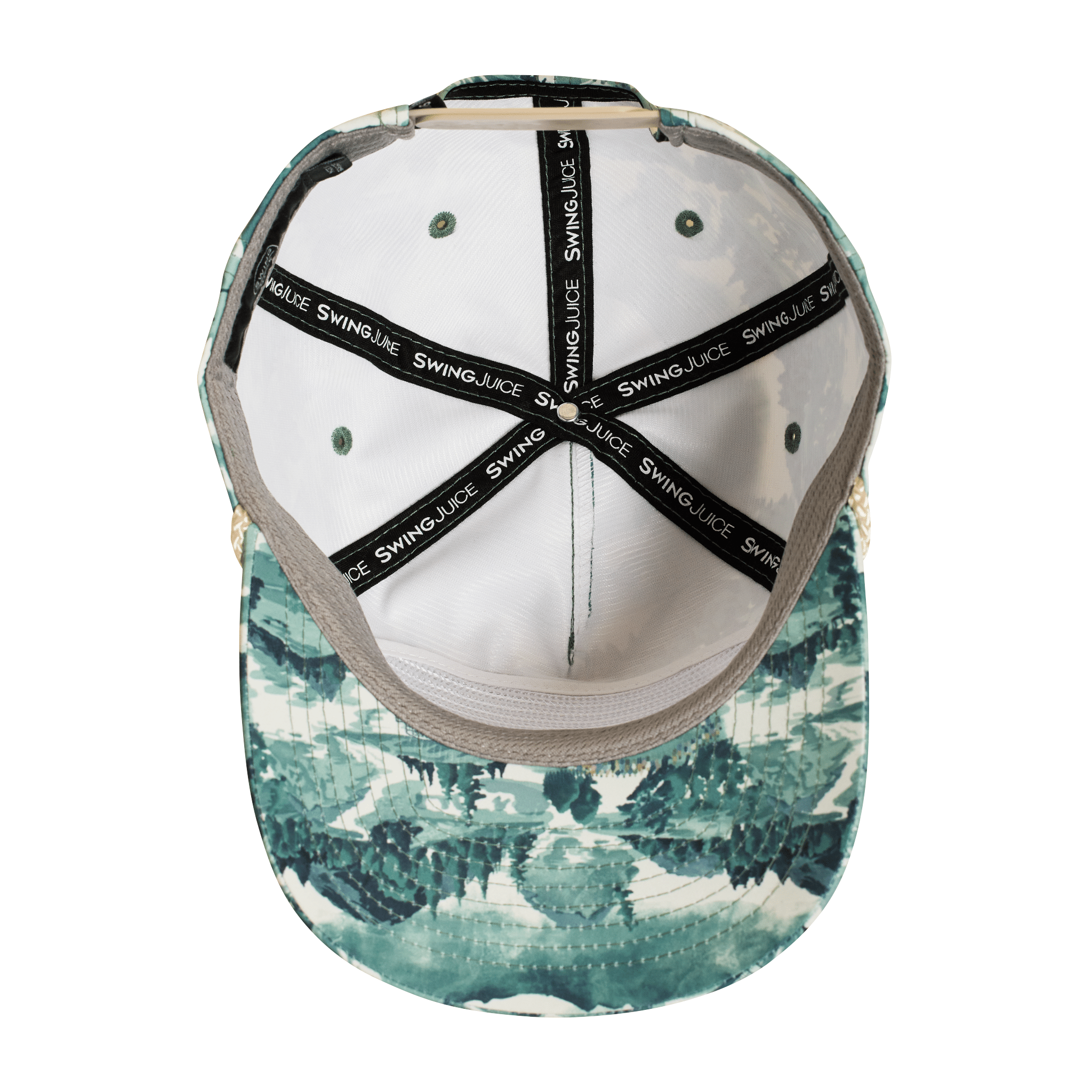 Golf Georgia Landscape Unisex Rope Hat Green O/S - Black Girl Golf