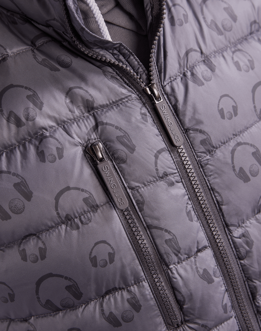 Golf & Hip Hop Unisex Packable Puffer Vest - Black Girl Golf