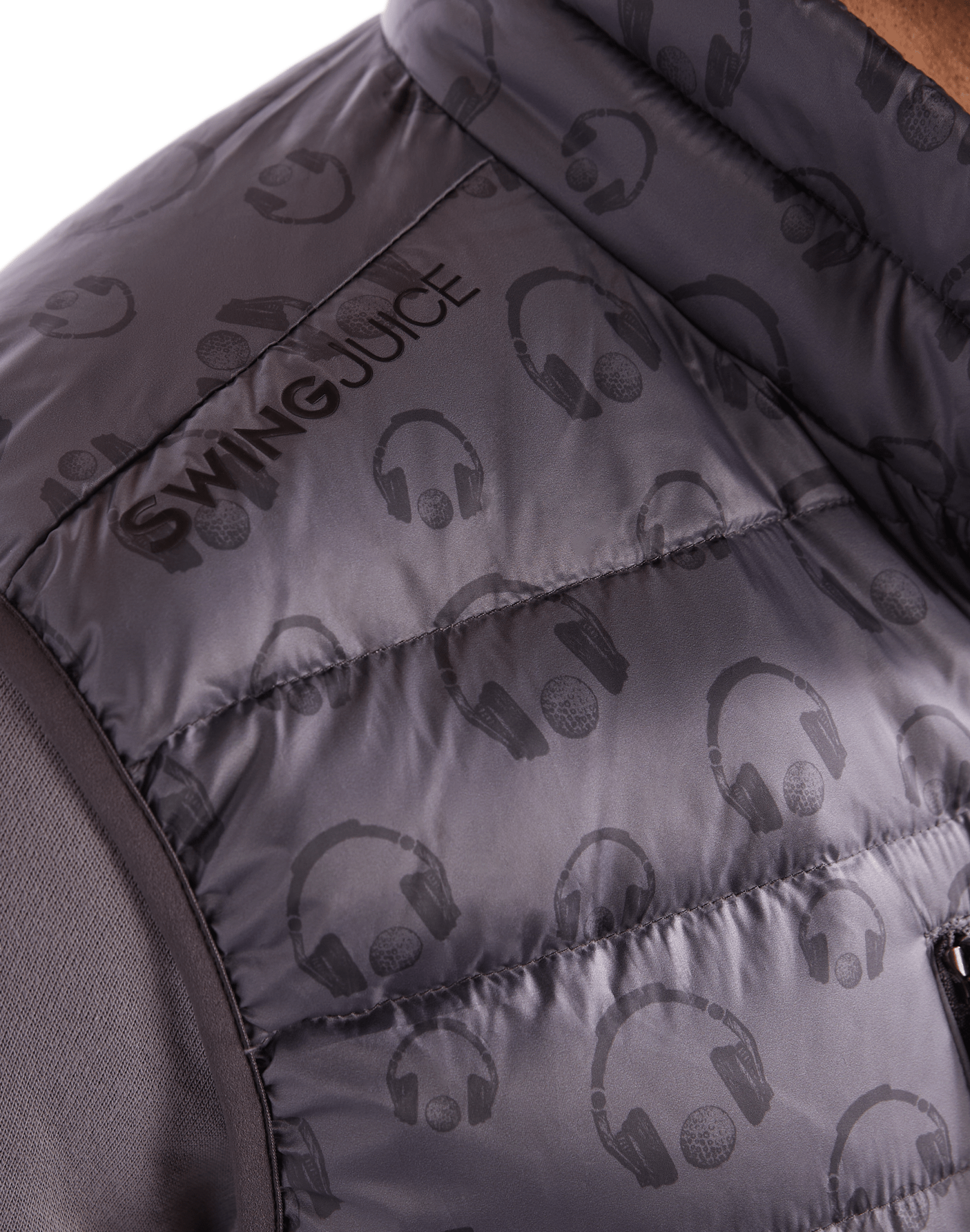 Golf & Hip Hop Unisex Packable Puffer Vest - Black Girl Golf