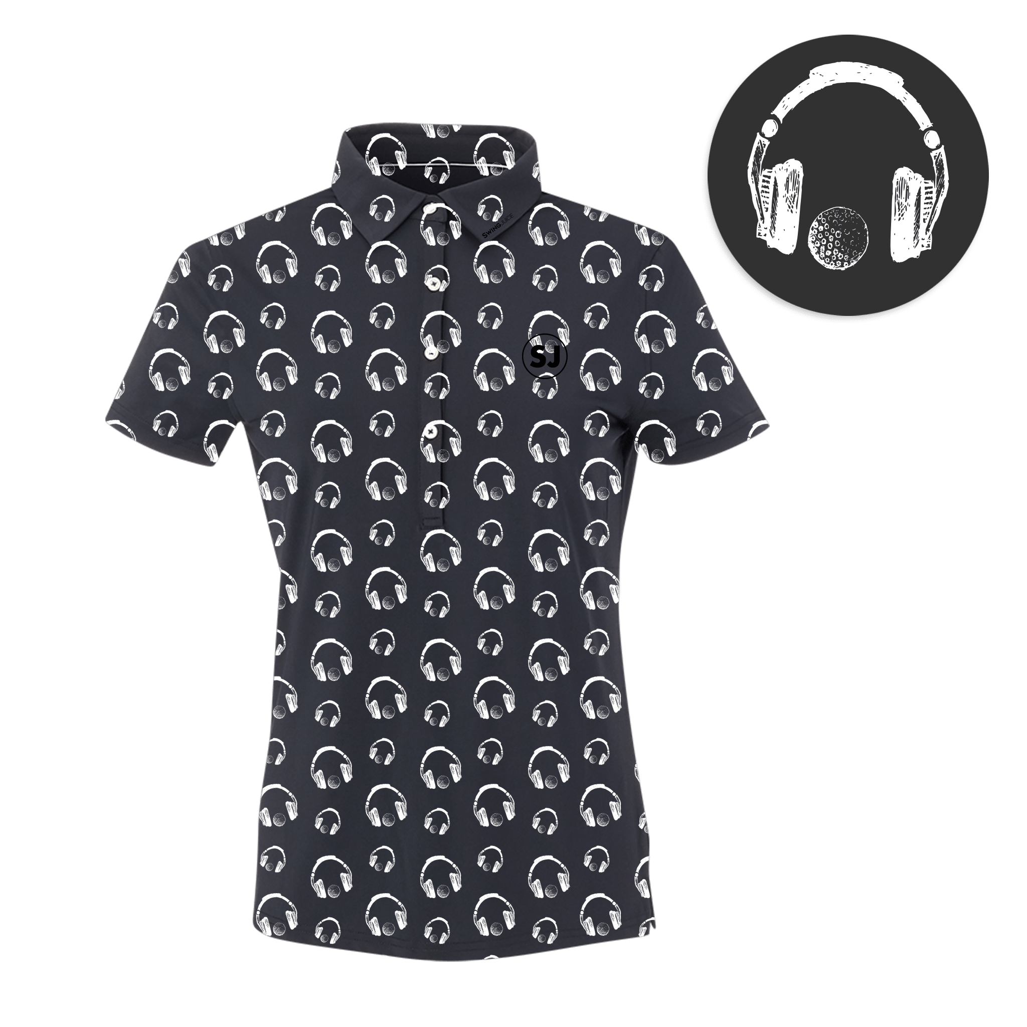 Golf & Hip Hop Women's Polo - Final Sale - Black Girl Golf
