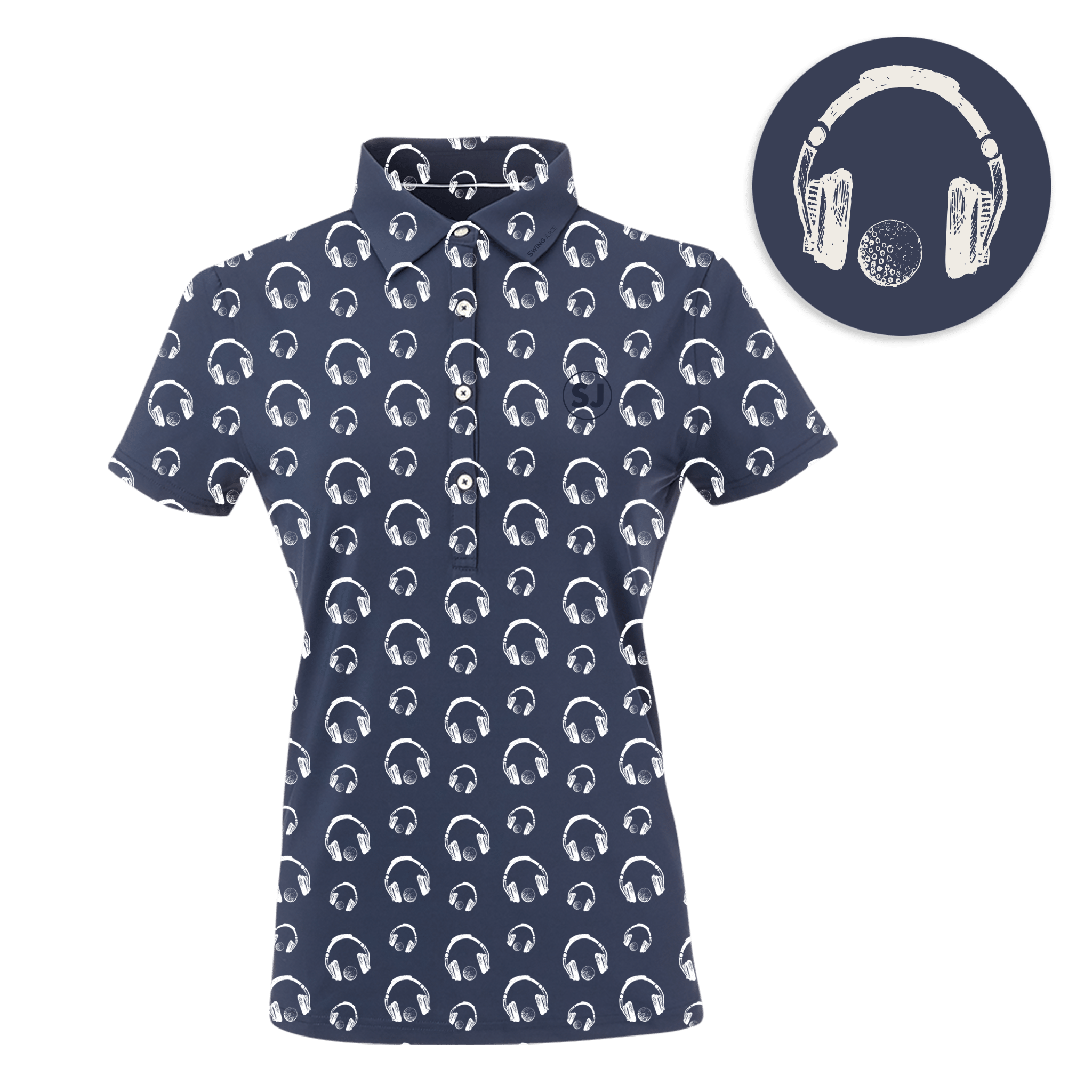 Golf & Hip Hop Women's Polo - Final Sale - Black Girl Golf