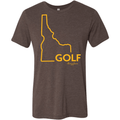 Golf Idaho Unisex T-Shirt - Black Girl Golf