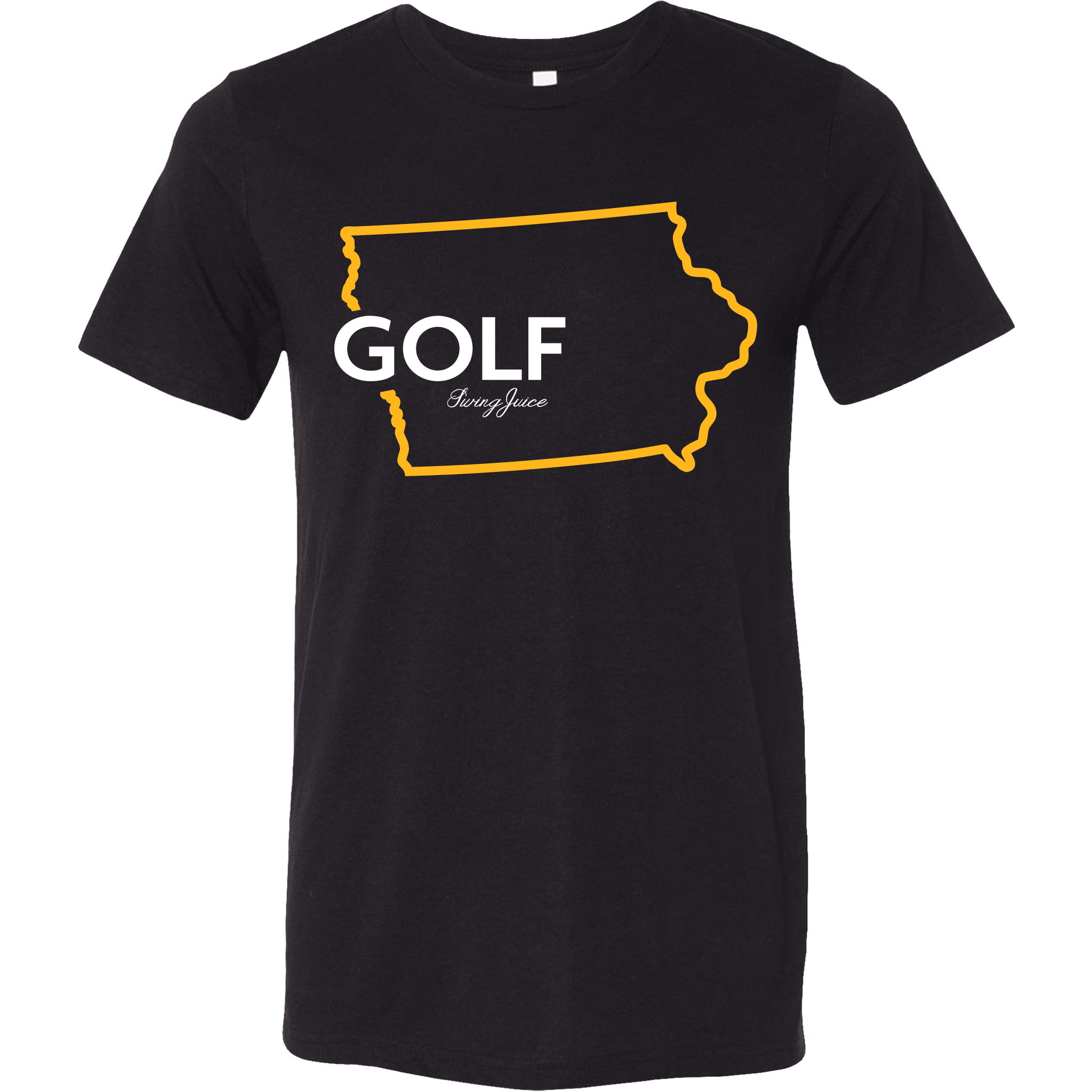 Golf Iowa Unisex T-Shirt - Black Girl Golf