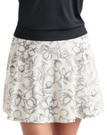 Golf Magnolia Toile Women's Skort - Black Girl Golf