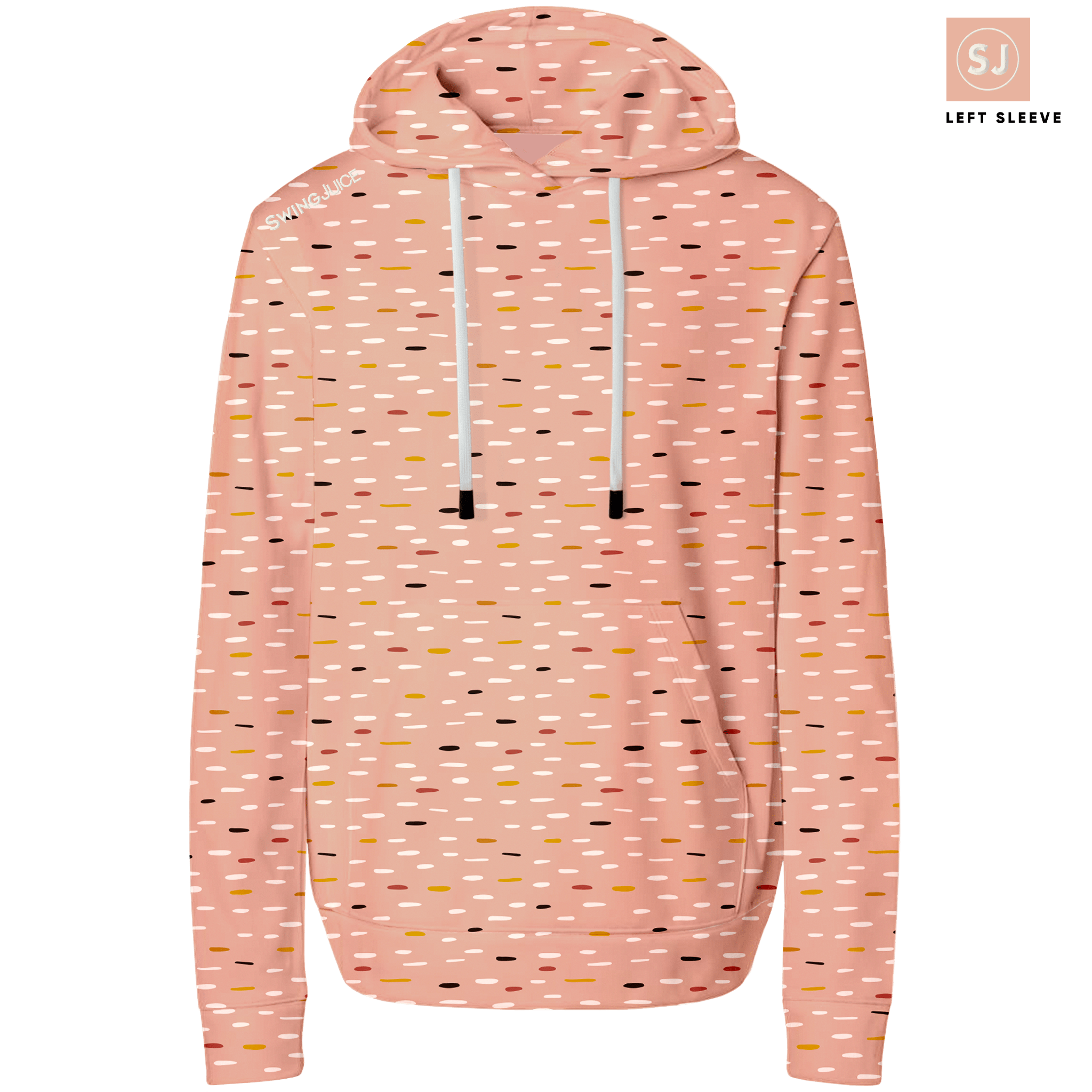 Golf Mid Century Nostalgia Men's Performance Hoodie - Black Girl Golf
