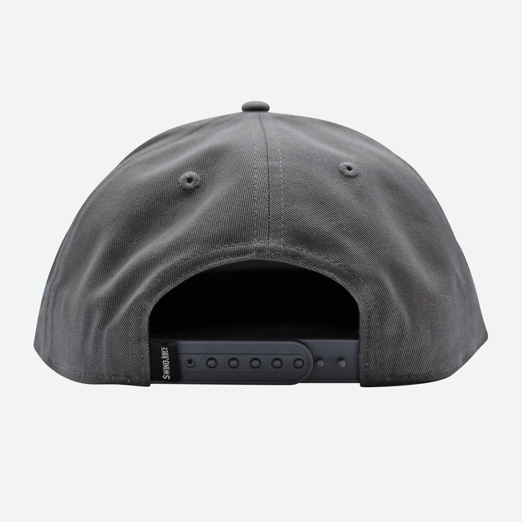 Golf NC Raleigh Muni Unisex Snapback Hat Steel/Charcoal O/S - Final Sale - Black Girl Golf