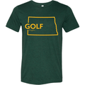 Golf North Dakota Unisex T-Shirt - Black Girl Golf