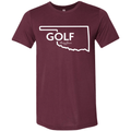 Golf Oklahoma Unisex T-Shirt - Black Girl Golf