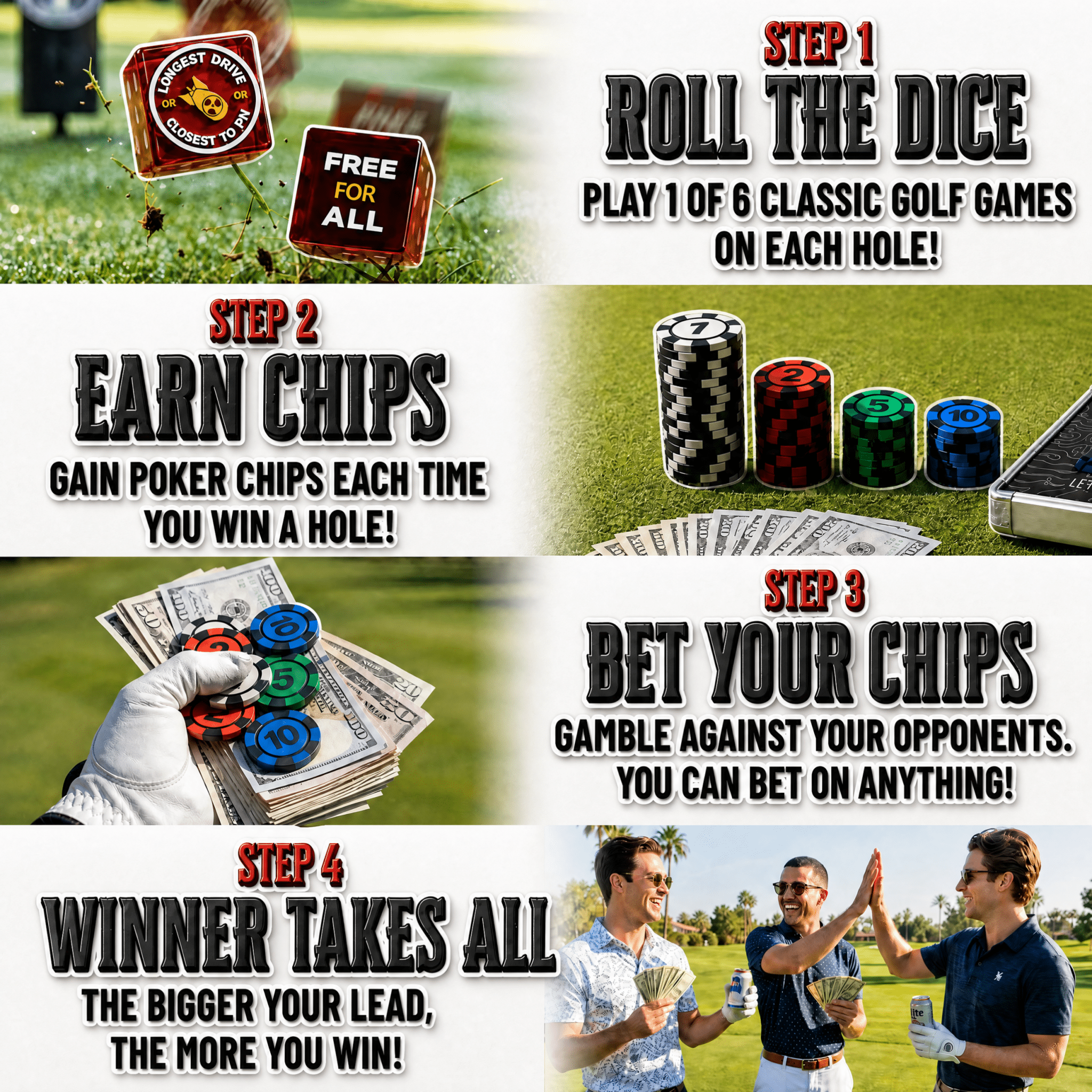 Golf or Die Game Set - Black Girl Golf
