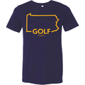 Golf Pennsylvania Unisex T-Shirt - Black Girl Golf