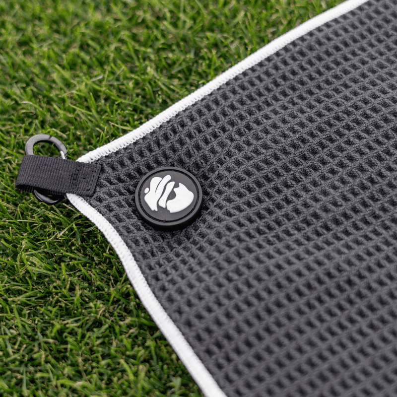 Golf Pocket Mag Towel - Black & Golf Club Water Brush Pro Bundle - Black Girl Golf
